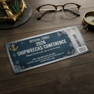 2026 Shipwrecks Conference - Military Wrecks in BC and around the World (DINNER & WOODWARD LECTURE)